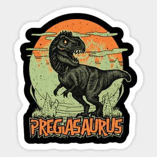 Pregasaurus Sticker